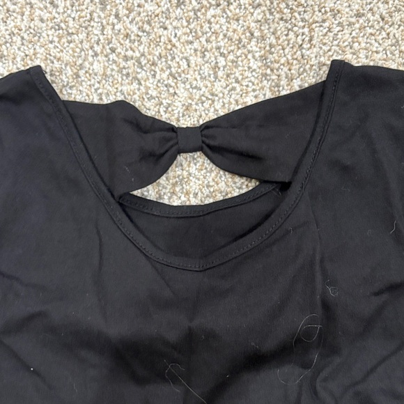 Children’s place Elegant Black dress with Bow - Picture 2 of 3